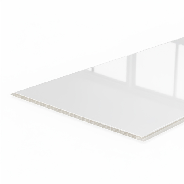 Панель ПВХ 3.0*0,25 (Белая глянц-лак ) STELLA Slim 5мм Premium (15)