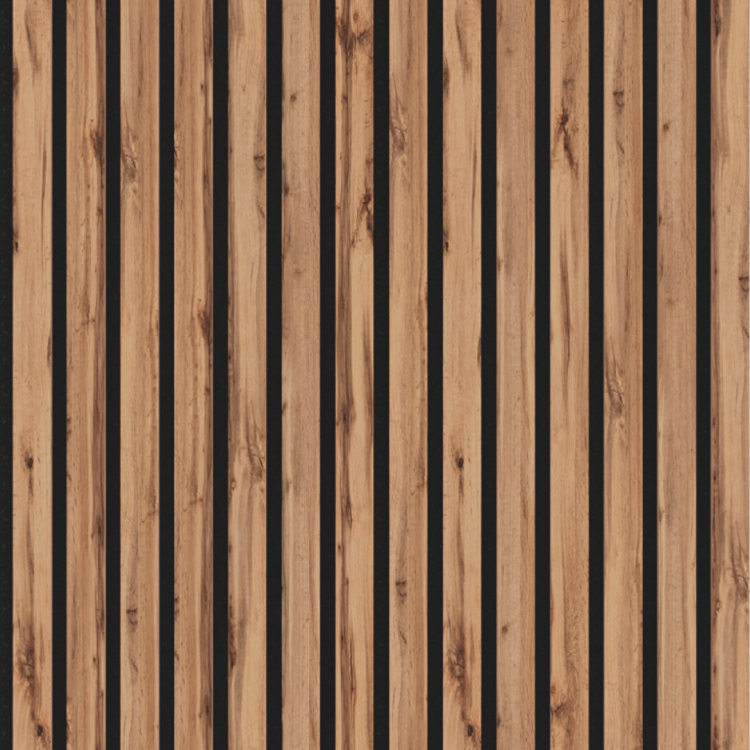 2К Панель Стеновая Акустическая Stella Comfort Light Пекан 600х600х9 (уп.1шт.)