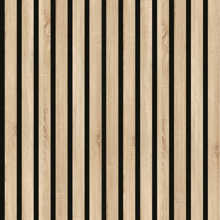 2К Панель Стеновая Акустическая Stella Comfort Standart Дуб Сонома 600х600х9 (уп.1шт.)