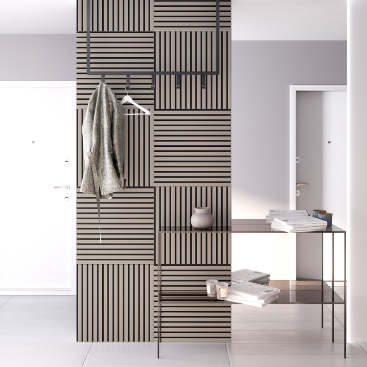 2К Панель Стеновая Акустическая Stella Comfort De Luxe Sandgrau 600х600х9 (уп.1шт.)