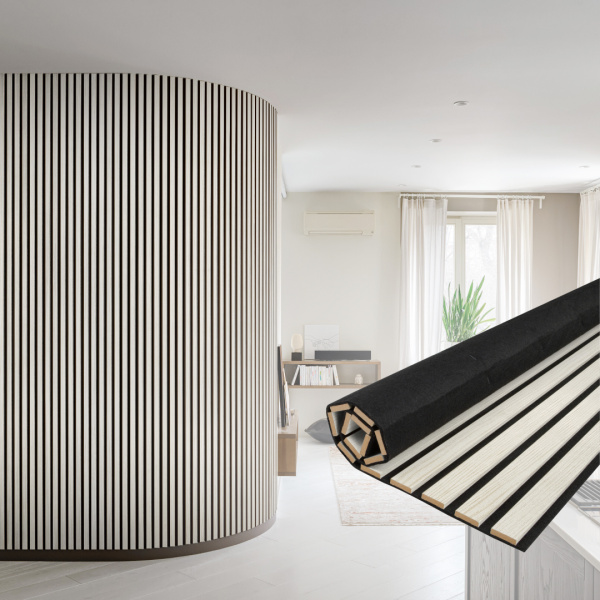 2К Панель Стеновая Акустическая Stella Comfort Standart Лиственница Лагерта 2780х600х9 (уп.1шт.)