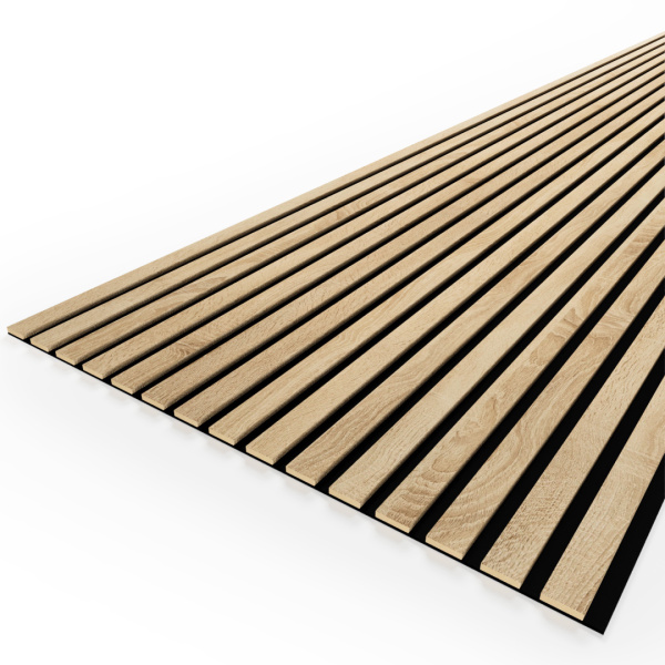 2К Панель Стеновая Акустическая Stella Comfort Standart Дуб Сонома 2780х600х9 (уп.1шт.)