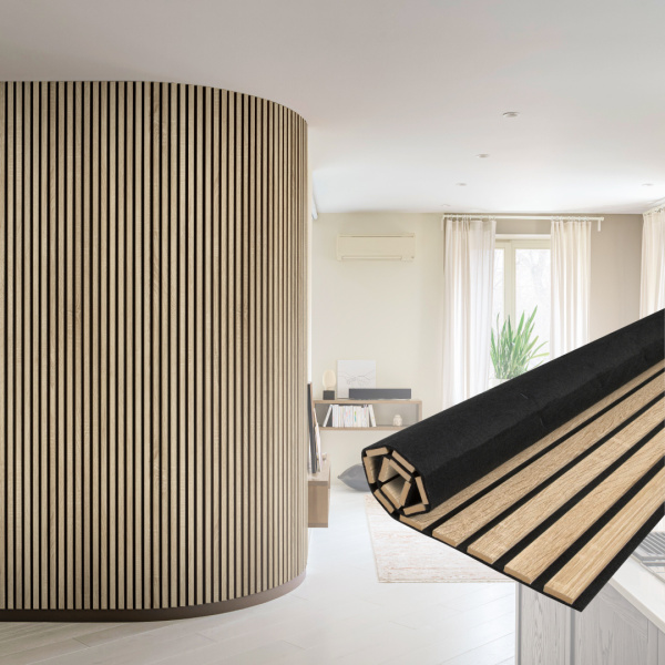 2К Панель Стеновая Акустическая Stella Comfort Standart Дуб Сонома 2780х600х9 (уп.1шт.)