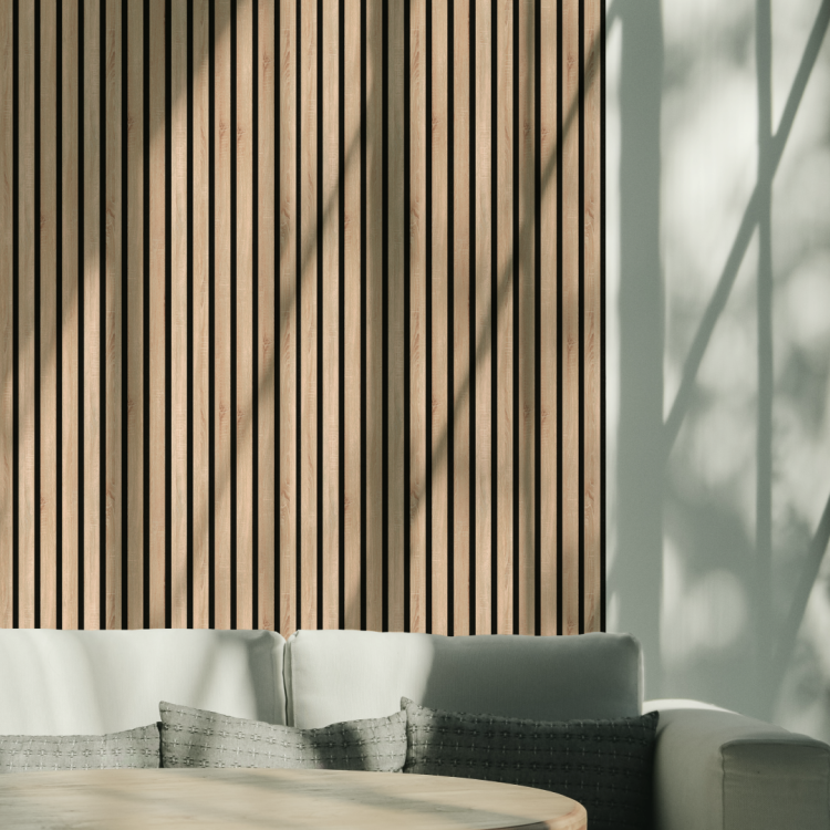 2К Панель Стеновая Акустическая Stella Comfort Standart Дуб Сонома 2780х600х9 (уп.1шт.)