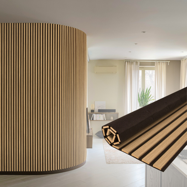 2К Панель Стеновая Акустическая Stella Comfort Standart Дуб Сальвадор 2780х600х9 (уп.1шт.)