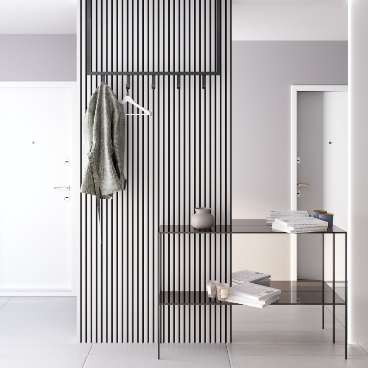 2К Панель Стеновая Акустическая Stella Comfort Standart Белый 2780х600х9 (уп.1шт.)