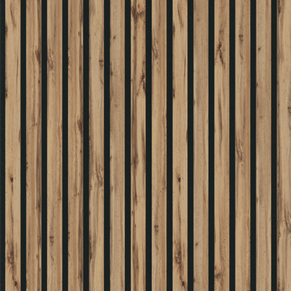 2К Панель Стеновая Акустическая Stella Comfort Light Пекан 2780х600х9 (уп.1шт.)