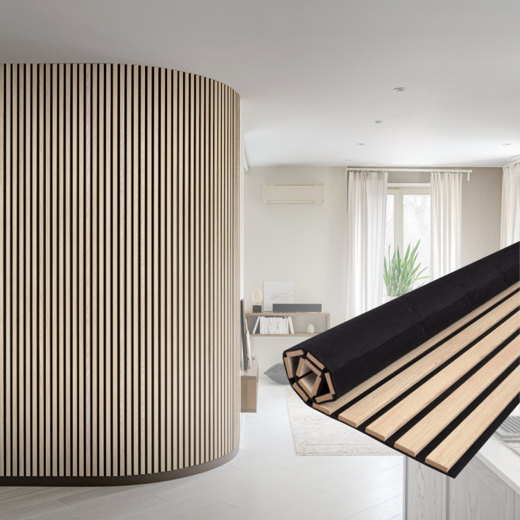 2К Панель Стеновая Акустическая Stella Comfort Light Дуб Снежный 2780х600х9 (уп.1шт.)