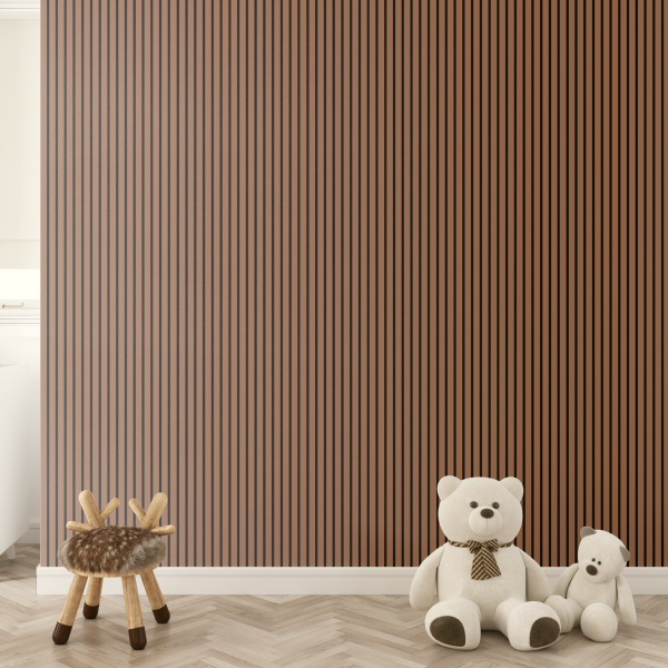 2К Панель Стеновая Акустическая Stella Comfort De Luxe Terracotta 2780х600х9 (уп.1шт.)