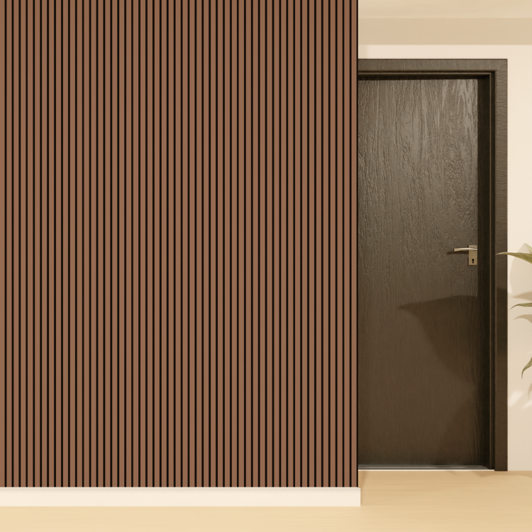 2К Панель Стеновая Акустическая Stella Comfort De Luxe Terracotta 2780х600х9 (уп.1шт.)