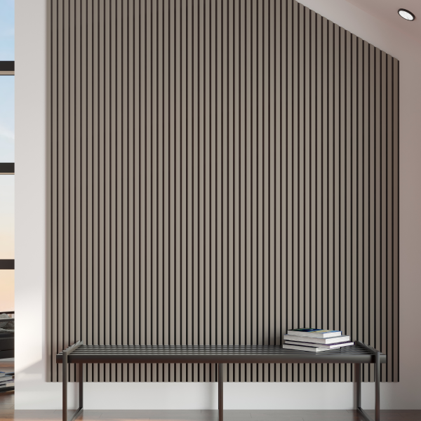 2К Панель Стеновая Акустическая Stella Comfort De Luxe Sandgrau 2780х600х9 (уп.1шт.)