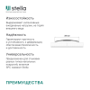 Порог алюминиевый STELLA АЛ 125 Д40 0,9 Дуб Пепельный (упак. 10 шт.)