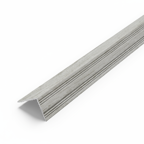 Порог алюминиевый Stella Угол 119 Ель арктик 1800х19х19 мм (10шт.упак.)