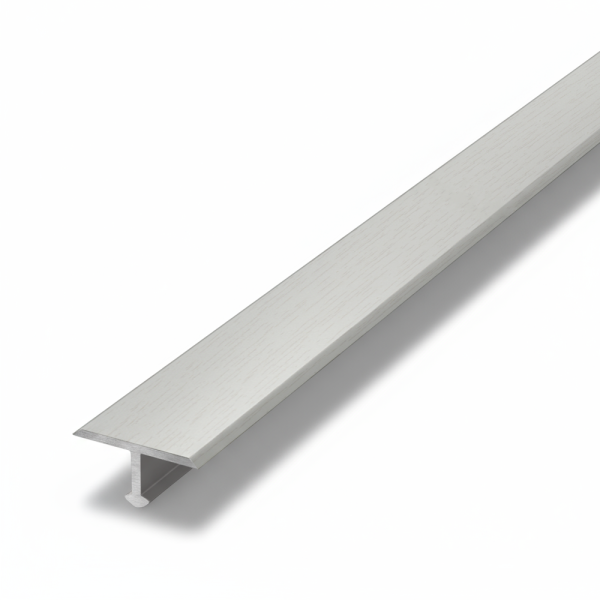 Профиль алюминиевый Stella Т-образный Д43 Ясень Белый 900х26х9 мм (10шт.упак.)