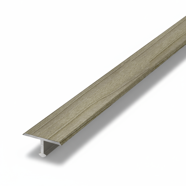 Профиль алюминиевый Stella Т-образный Д51 Дуб Лаплант 1800х26х9 мм (10шт.упак.)