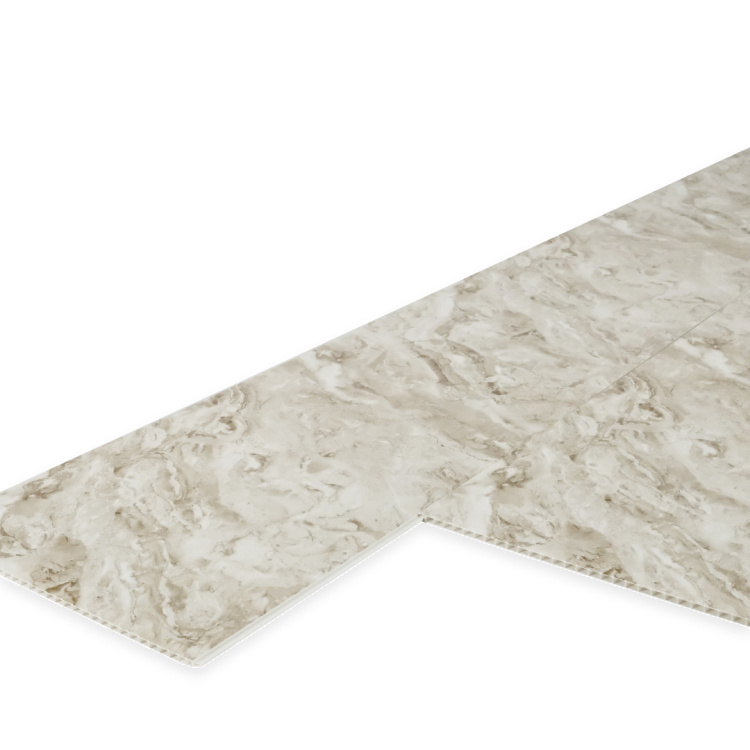 Панель ПВХ Мрамор Корсика 672/1 2,6*0,25 Stella Slim 5мм Light (15)