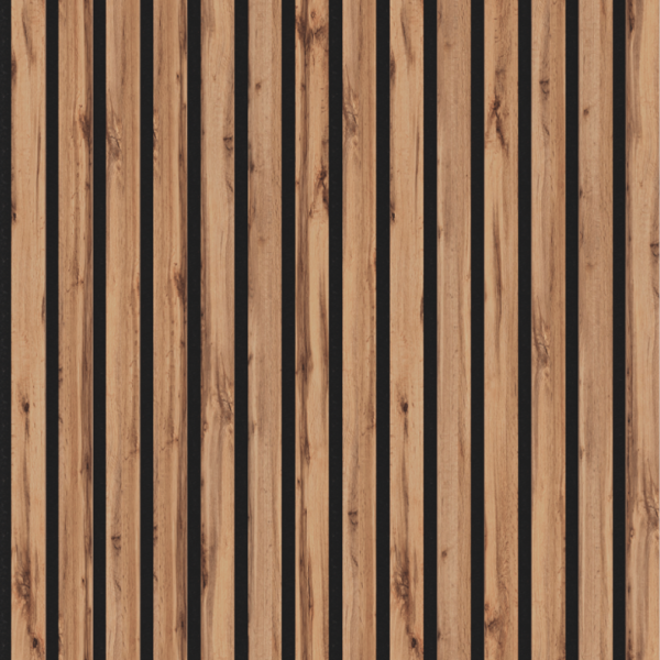 Панель Стеновая Акустическая Stella Comfort Light Пекан 600х600х9 (уп.1шт.)