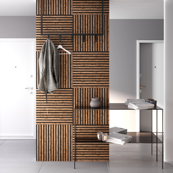 Панель Стеновая Акустическая Stella Comfort Light Пекан 600х600х9 (уп.1шт.)