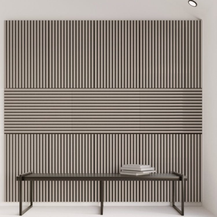 Панель Стеновая Акустическая Stella Trend De Luxe Sandgrau 900х600х21 (упак. 1шт.)