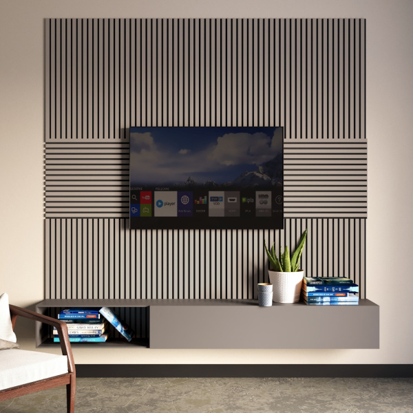 Панель Стеновая Акустическая Stella Trend De Luxe Sandgrau 900х600х21 (упак. 1шт.)