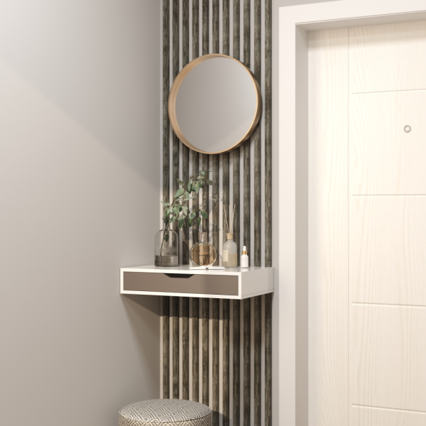 Интерьерная Рейка МДФ STELLA Милана Рекесс Нью-Йорк 27*19*2680 (уп.8 шт.)