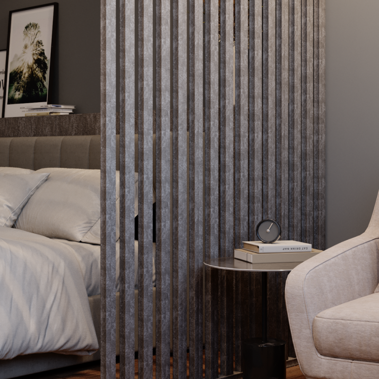 Интерьерная Рейка МДФ STELLA Милана Рекесс Нью-Йорк 27*19*2680 (уп.8 шт.)