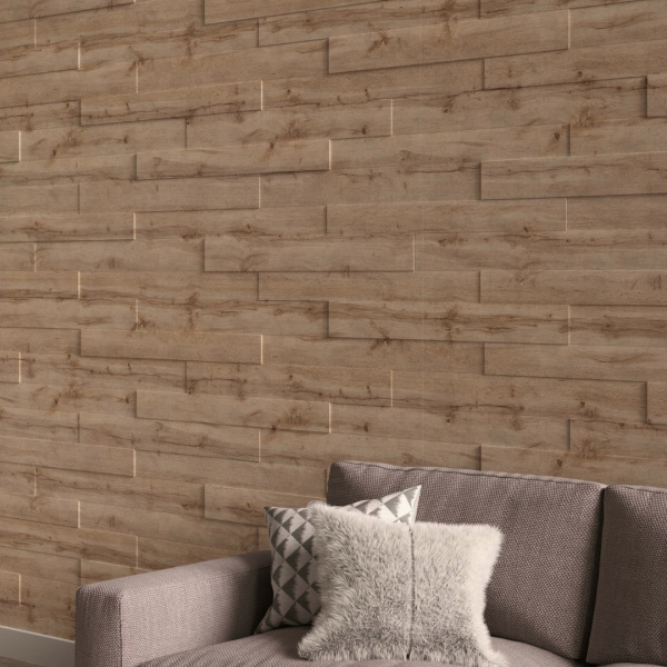 Панели МДФ Stella 3D Light Пекан (уп-1,13кв.м)