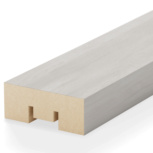 Интерьерная рейка МДФ Stella Бриона Light Орех Акира 16*40*2700 (уп.8шт.)