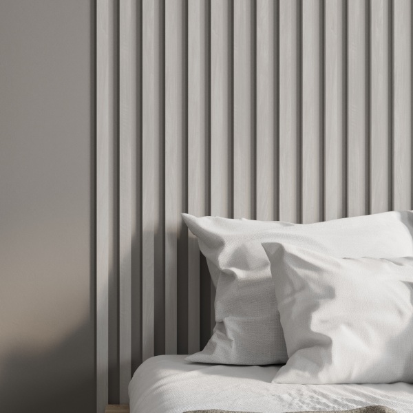 Интерьерная рейка МДФ Stella Бриона Light Орех Акира 16*40*2700 (уп.8шт.)