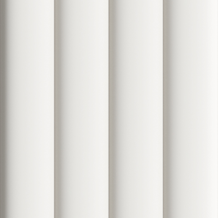 Панель Стеновая Реечная МДФ Stella Wave Standart Белый 2700x119x16 (4шт.упак.)