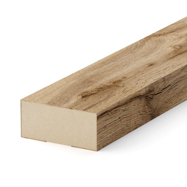 2К Рейка Интерьерная МДФ Stella Модель 12 Light Пекан 2800х27х12 (упак.15шт.)