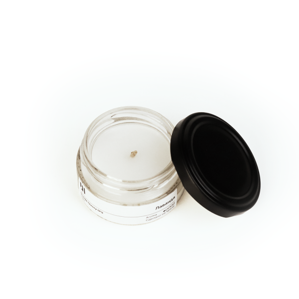 Ароматическая свеча Stella aroma Stunde Glassy Light №9 Лаванда 50 мл (упак.3шт.)