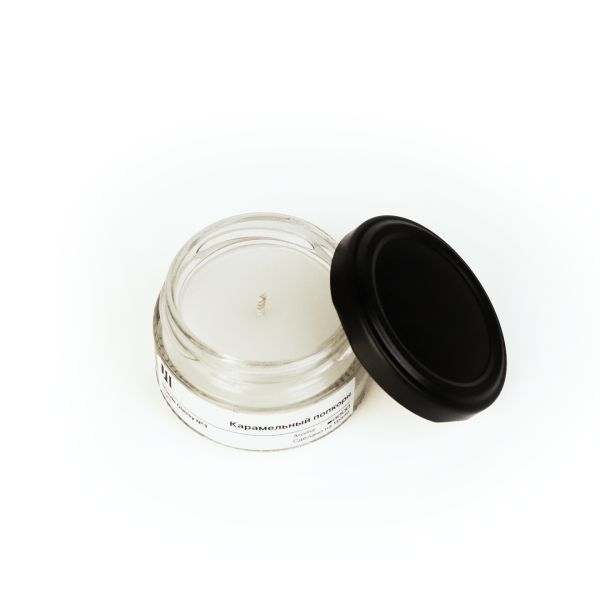 Ароматическая свеча Stella aroma Stunde Glassy Light №3 Карамельный попкорн 50 мл (упак.3шт.)