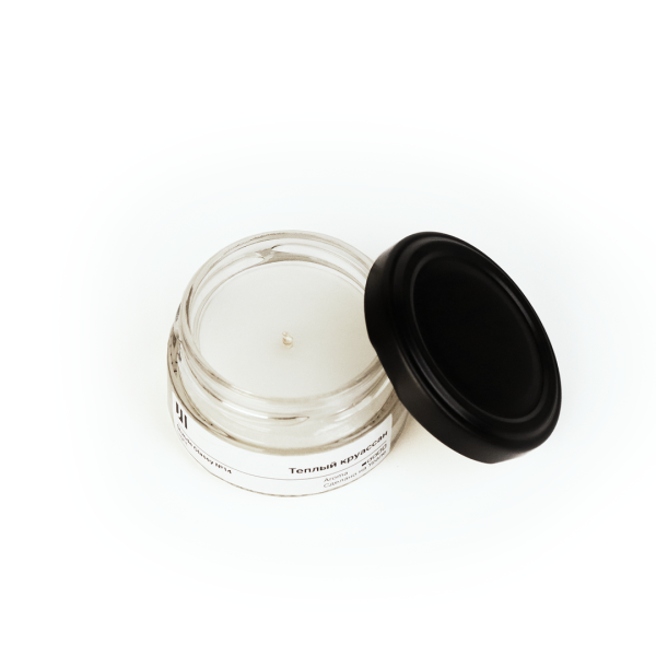 Ароматическая свеча Stella aroma Stunde Glassy Light №14 Теплый круассан 50 мл (упак.3шт.)