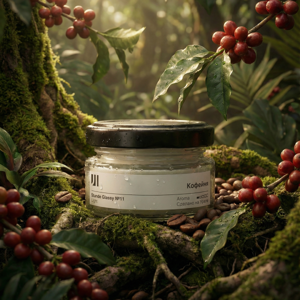 Ароматическая свеча Stella aroma Stunde Glassy Light №11 Кофейня 50 мл (упак.3шт.)