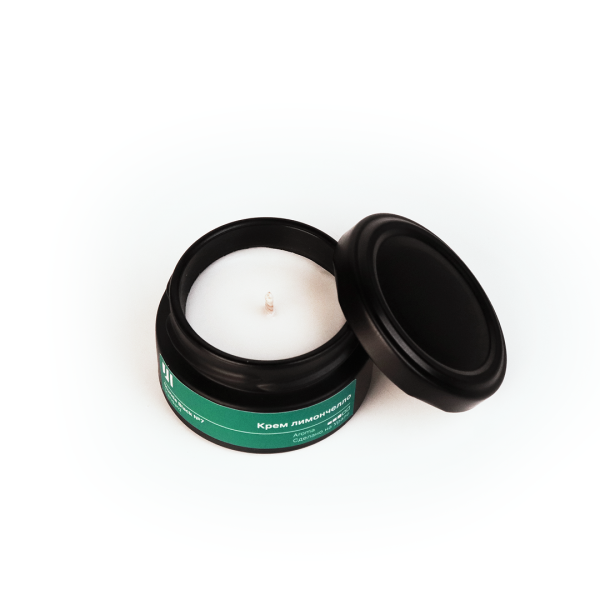 Ароматическая свеча Stella aroma Stunde Black Standard №7 Крем лимончелло 50 мл (упак.3шт.)