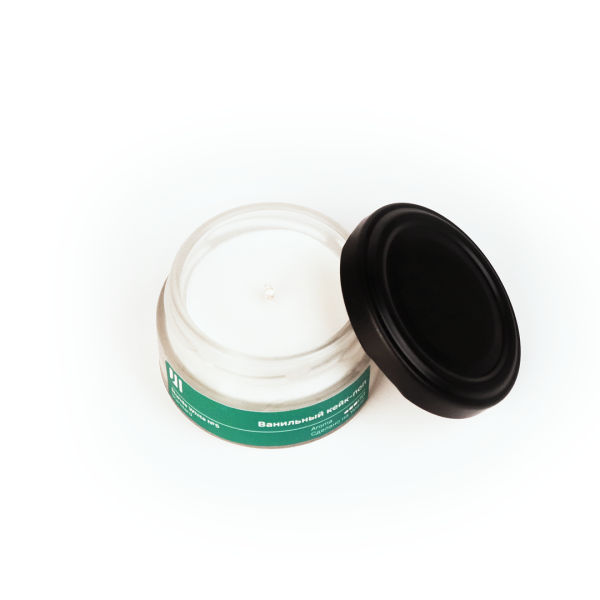 Ароматическая свеча Stella aroma Stunde White Standard №5 Ванильный кейк-поп 50 мл (упак.3шт.)