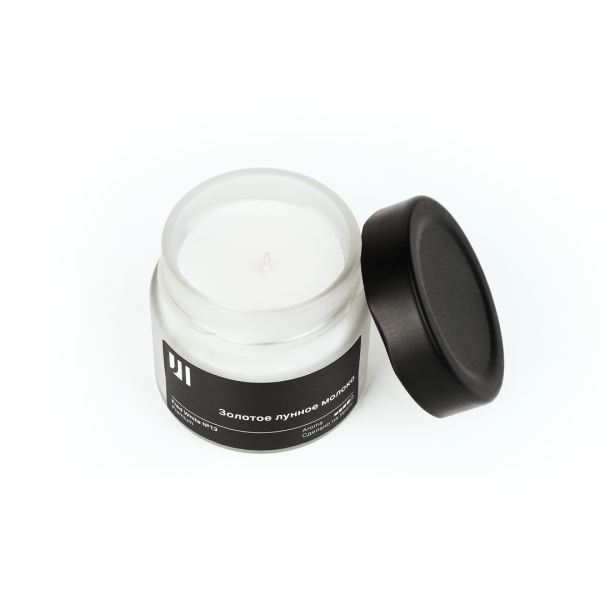 Ароматическая свеча Stella aroma Fred White Premium №13 Золотое Лунное молоко 100 мл (упак.3шт.)