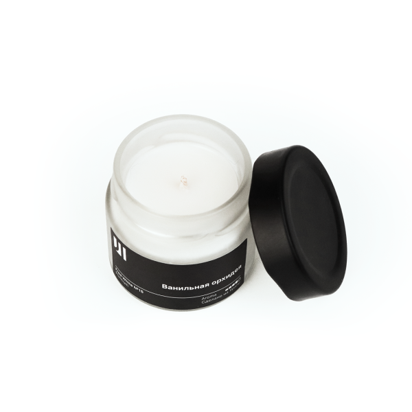 Ароматическая свеча Stella aroma Fred White Premium №15 Ванильная Орхидея 100 мл (упак.3шт.)