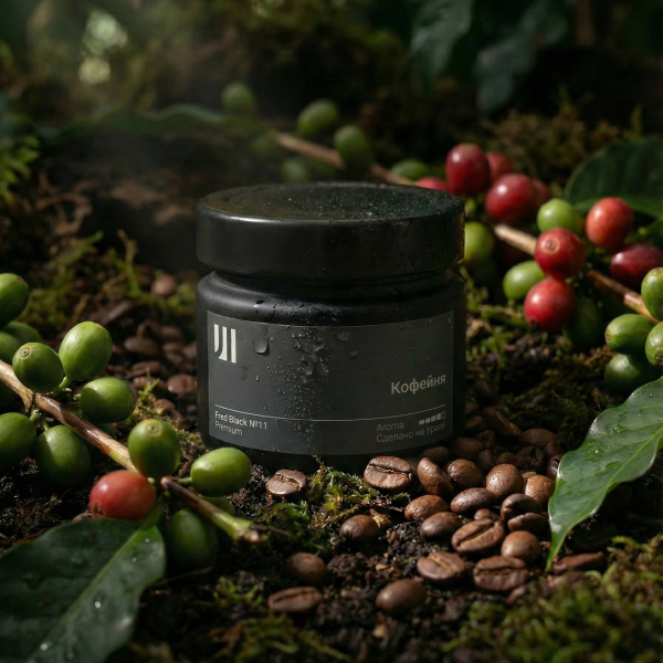 Ароматическая свеча Stella aroma Fred Black Premium №11 Кофейня 100 мл (упак.3шт.)