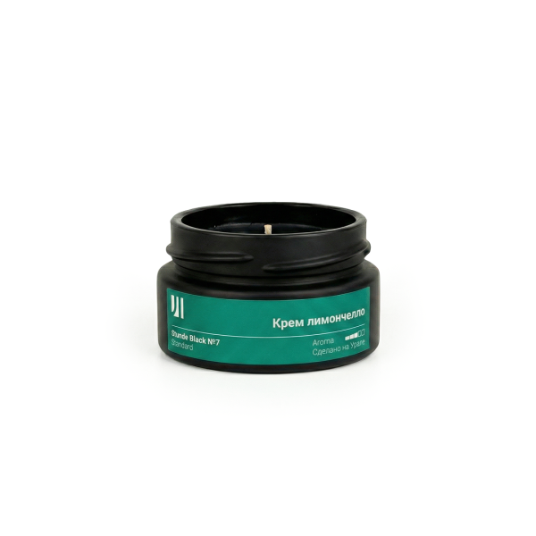 Ароматическая свеча Stella aroma Stunde Black Standard №7 Крем лимончелло 50 мл (упак.3шт.)