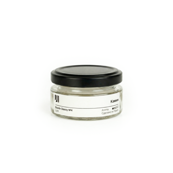 Ароматическая свеча Stella aroma Stunde Glassy Light №4 Камин 50 мл (упак.3шт.)