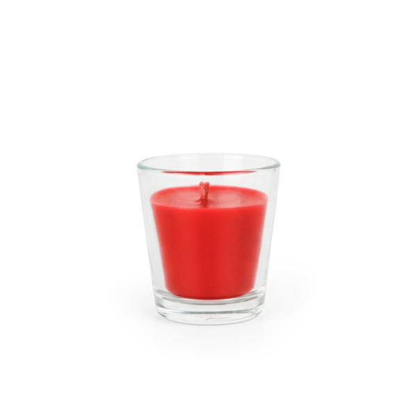 Ароматическая свеча Stella aroma Mini Glassy Light Red №3 Карамельный попкорн 50 мл (упак.3шт.)