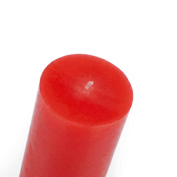 Формовая свеча Stella Column 100 мм Red (упак.6шт.)