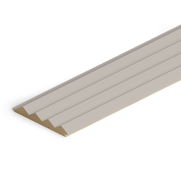 Панель Стеновая Реечная МДФ Stella Пик, Делюкс, Сандал, 2700x119x16, (4шт.упак.)