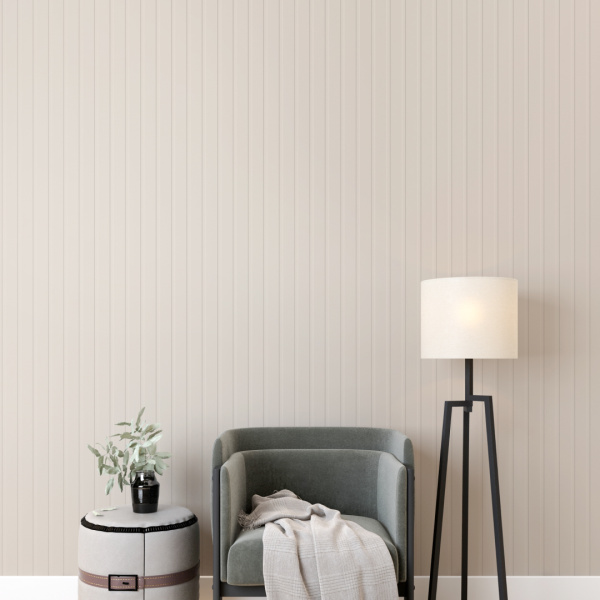 Панель Стеновая Реечная МДФ Stella Стрип, Делюкс, Кашемир, 2700х200х6, (упак. 8 шт.)