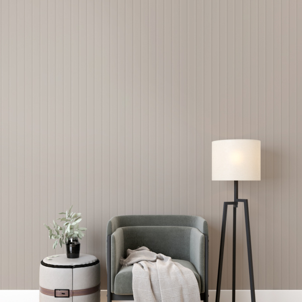 Панель Стеновая Реечная МДФ Stella Стрип, Делюкс, Сандал, 2700х200х6, (упак. 8 шт.)