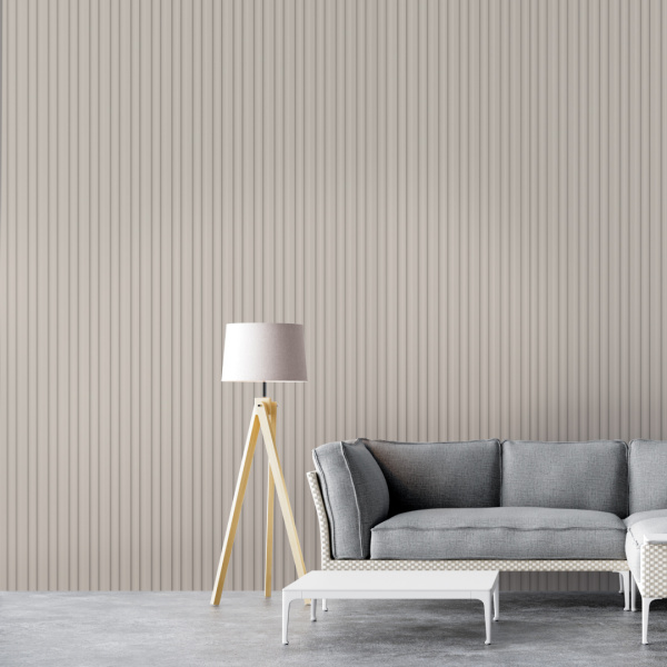 Профиль Финиш МДФ Stella Pитм, Делюкс, Сандал, 2700x38,5x12, (упак.4шт.)