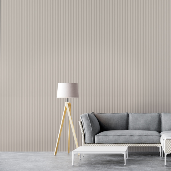 Панель Стеновая Реечная МДФ Stella Пик, Делюкс, Сандал, 2700x119x16, (4шт.упак.)