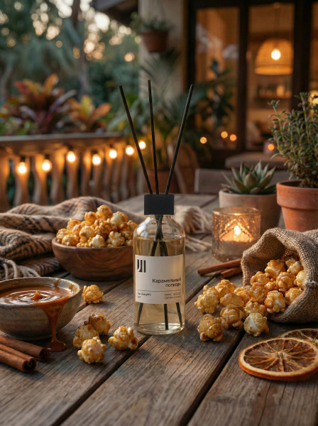 Диффузор Stella Taus Glassy Light №3 Карамельный попкорн 30 мл (упак.3шт)